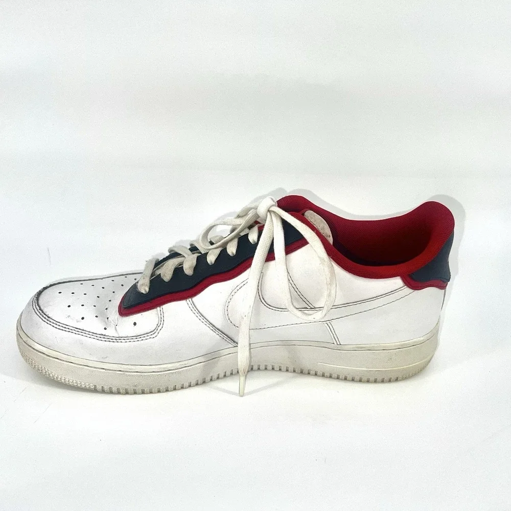 Nike Air Force 1‎ '07 LV8 Double Layer Obsidian Red 2019 Men's Size 13 Sneakers